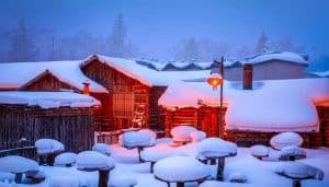 Snowtown, near Harbin, China